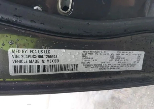 Dodge Journey cena 29900 przebieg: 79644, rok produkcji 2020 z Stęszew małe 121